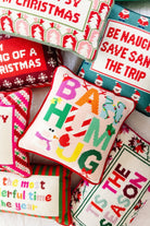 Bah Humbug Needlepoint Pillow - Throw Pillows - Furbish Studio - The Grove