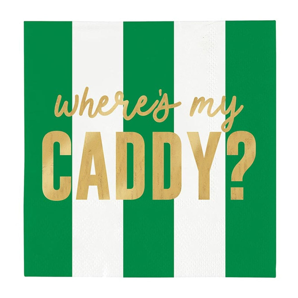 Beverage Napkins | Where's my CADDY?-Paper Napkins-Clementine WP-The Grove