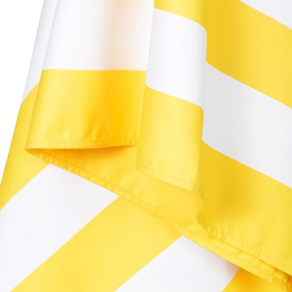 Cabana Stripe Quick Dry Towel | Boracay Yellow-Beach Towels-Dock & Bay-The Grove