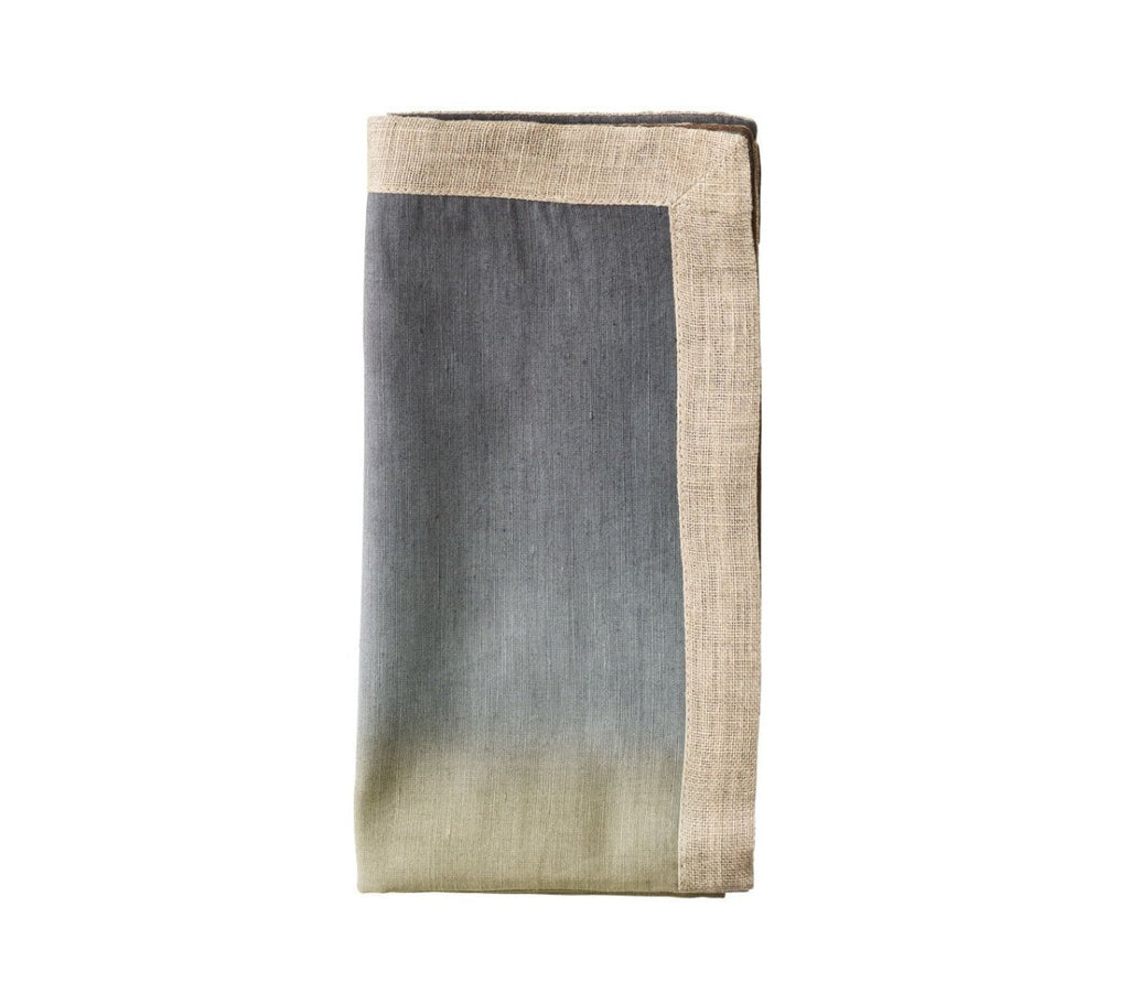 Dip Dye Napkin in Beige, Taupe & Gray-Cloth Napkins-Clementine WP-The Grove