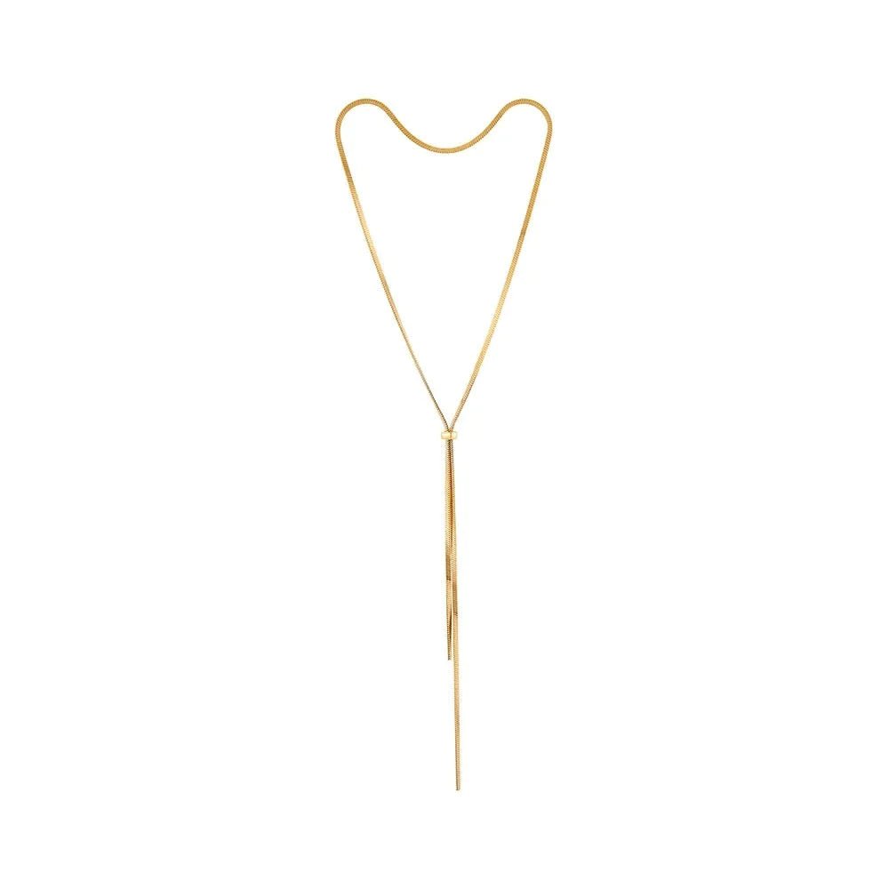 Dorit Snake Chain Lariat Necklace-Necklaces-Sahira-The Grove