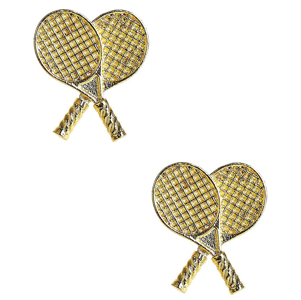 Double Tennis Racket Stud Earrings-Earrings-Lisi Lerch-The Grove