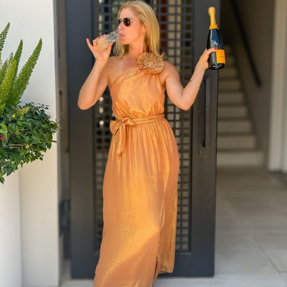 Laeticia Dress | Ionia Sand - Dresses - Sundress - The Grove