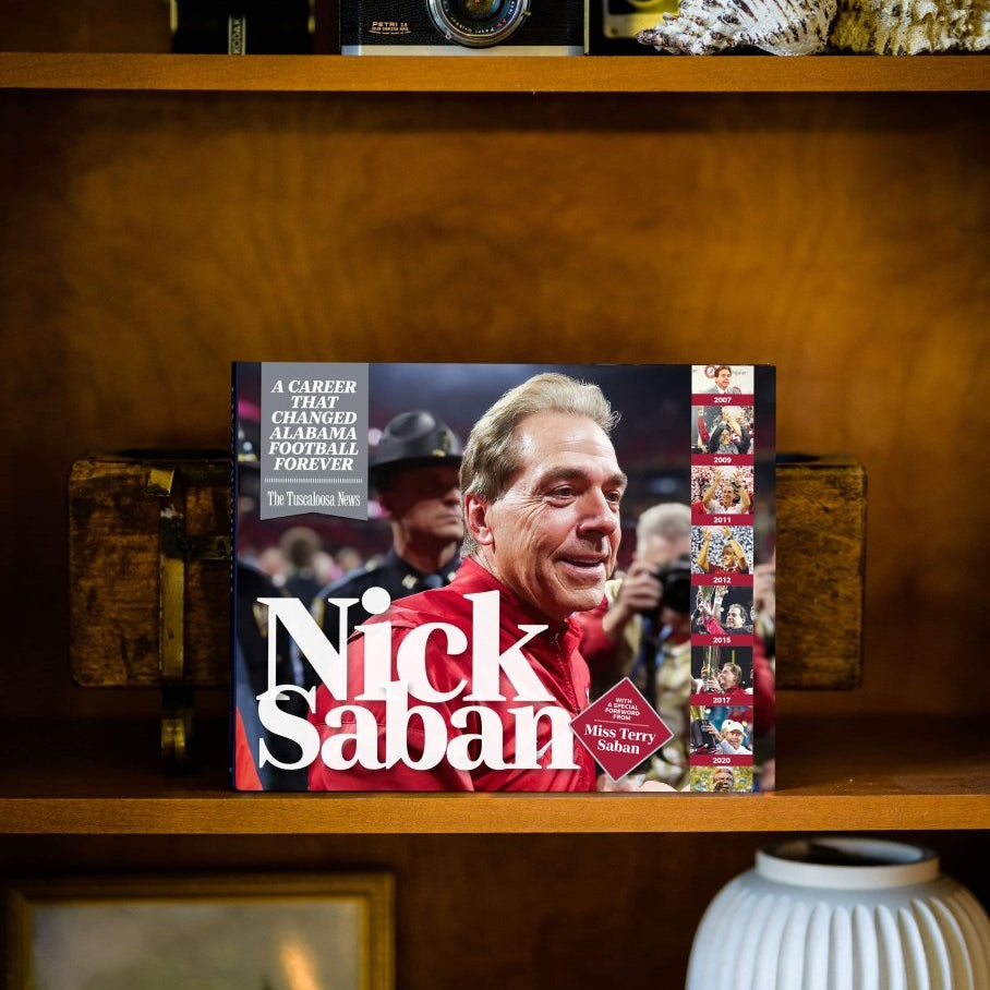 Nick Saban: A Career That Changed Alabama Football Forever - Book - Pediment Publishing - The Grove