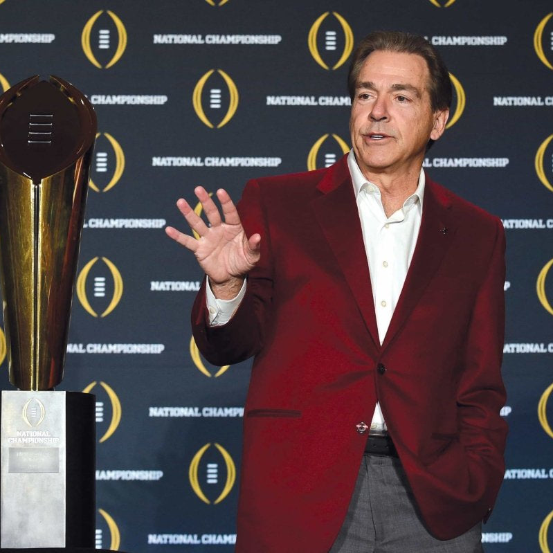 Nick Saban: A Career That Changed Alabama Football Forever - Book - Pediment Publishing - The Grove