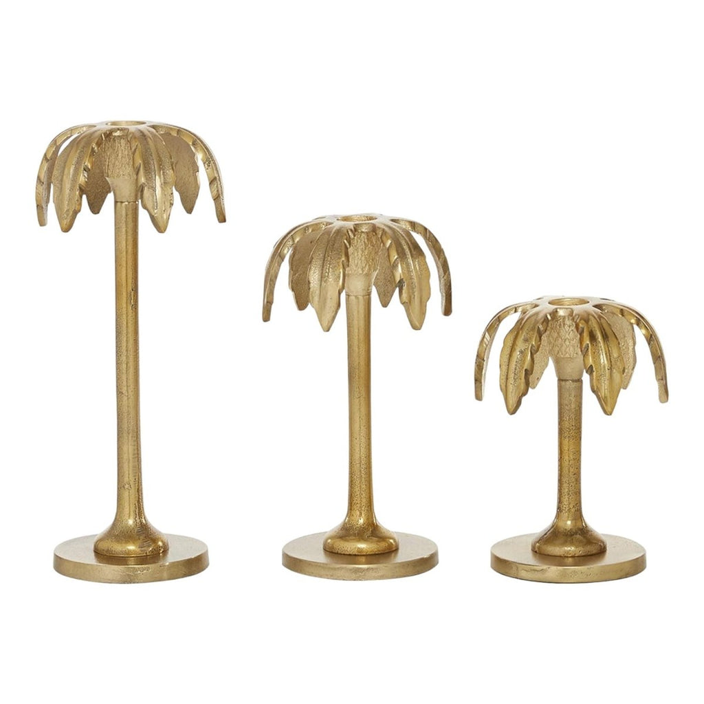 Palm Tree Candlestick | Three Sizes-Candle Holders-Twist-The Grove
