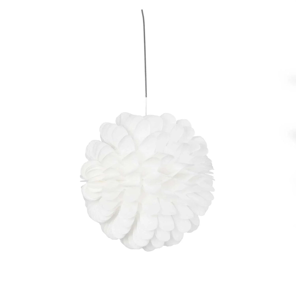 Patriotic Ruffled Balls Decor | Set of 3-Seasonal & Holiday Decorations-Hester & Cook-The Grove