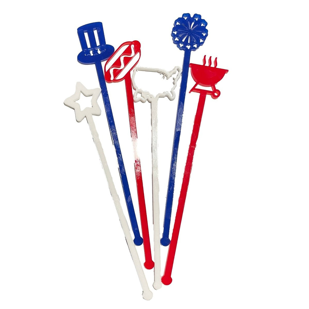 Patriotic Swizzle Sticks-Swizzle Sticks-Twist-The Grove