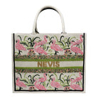 Personalized Beaded Flamingo Tote - Handbags - Tiana - The Grove