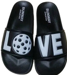 Pickleball Slides | Black with White-Sandals-Runway Athletics-The Grove