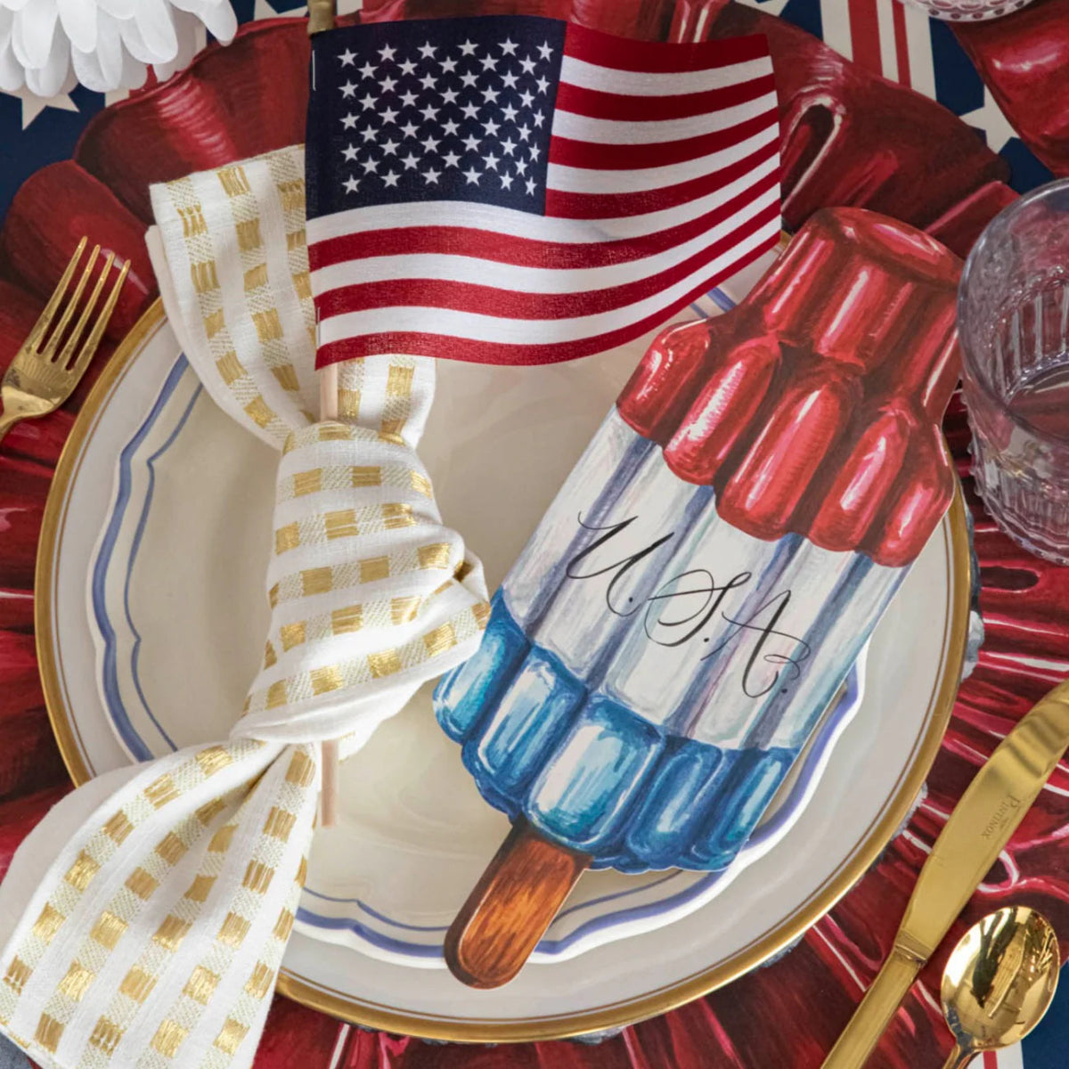 Rocket Pop Paper Table Accent-Seasonal & Holiday Decorations-Hester & Cook-The Grove