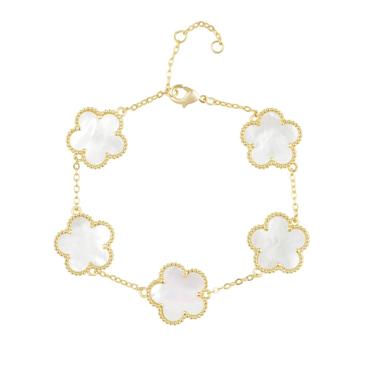 Adeline Clover Bracelet-Bracelets-Sahira Jewelry Design-The Grove