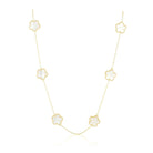Adeline Clover Necklace-Necklaces-Sahira Jewelry Design-The Grove