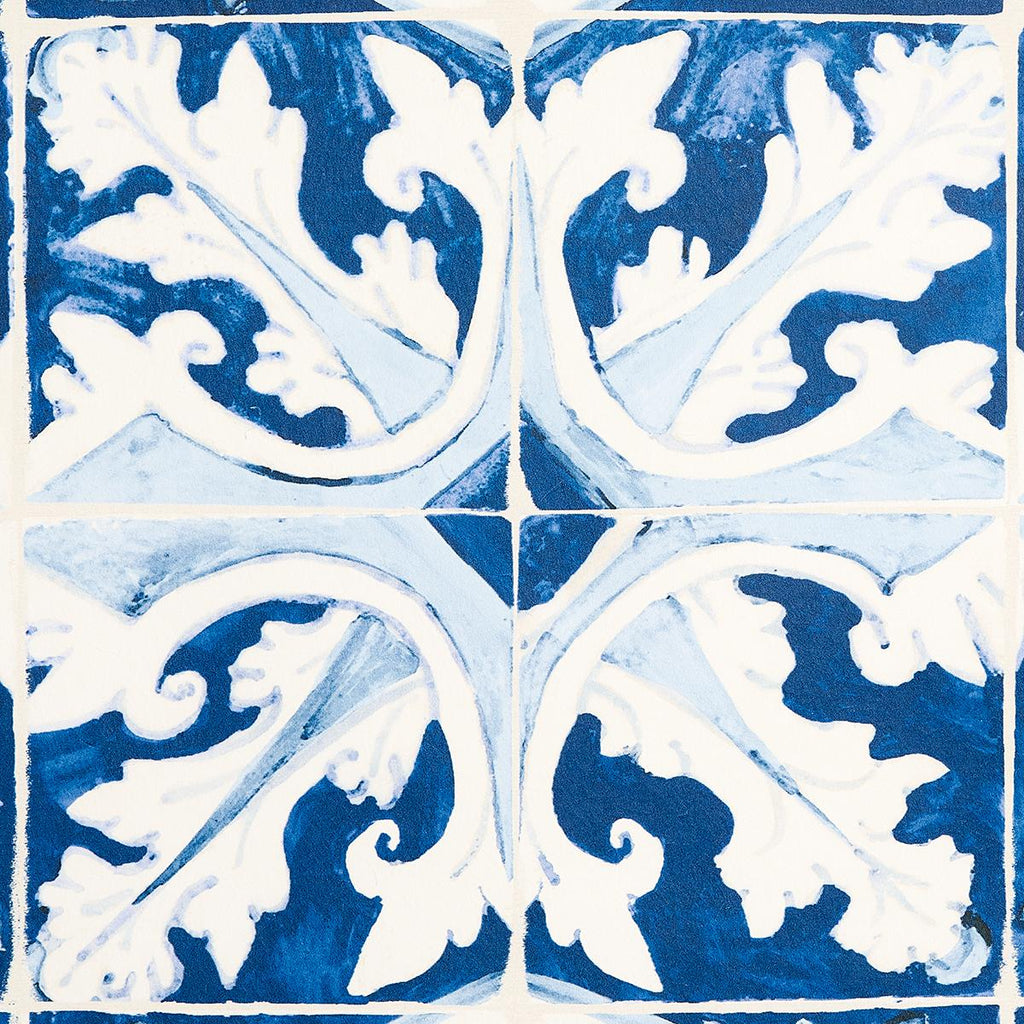 Azulejos Wallpaper-Wallpaper-Schumacher-The Grove