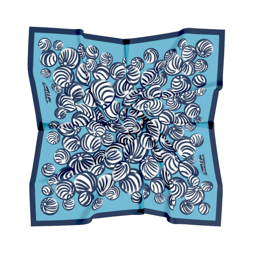 Blue + Navy Gameday Scarf-Scarf-Swells-The Grove