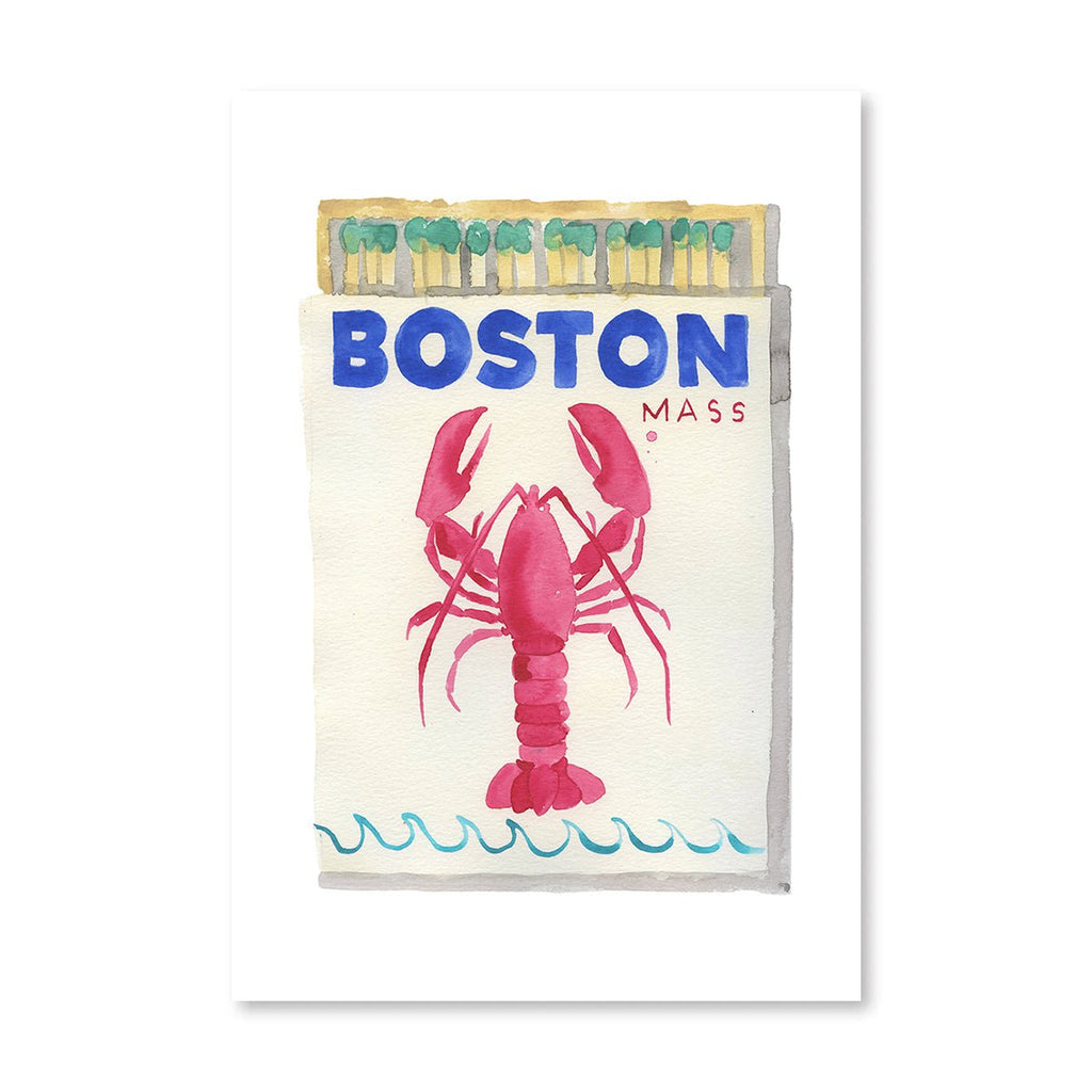 Boston Matchbook-Art Print-Furbish Studio-The Grove