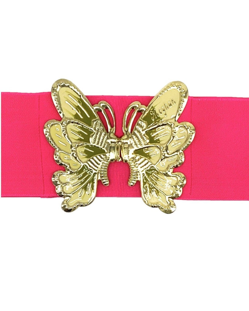 Butterfly Belt - Neon Pink-Belts-Meghan Fabulous-The Grove