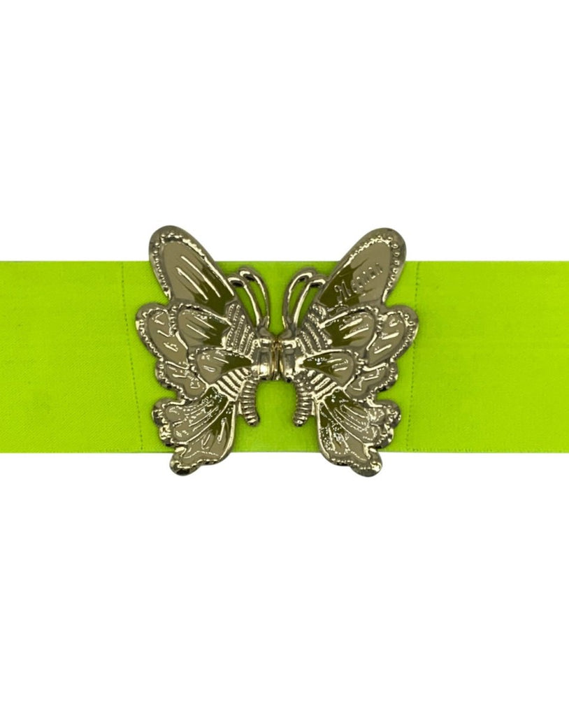 Butterfly Belt - Neon Yellow-Belts-Meghan Fabulous-The Grove