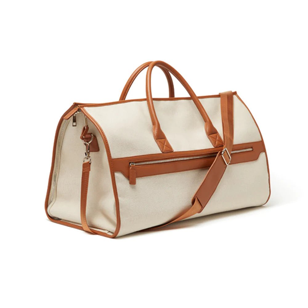 Capri 2-In-1 Garment Bag | Brown-Luggage-Brouk & Co-The Grove