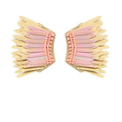 Gold Tipped Wing Earrings | Lavender-Earrings-Twist-The Grove