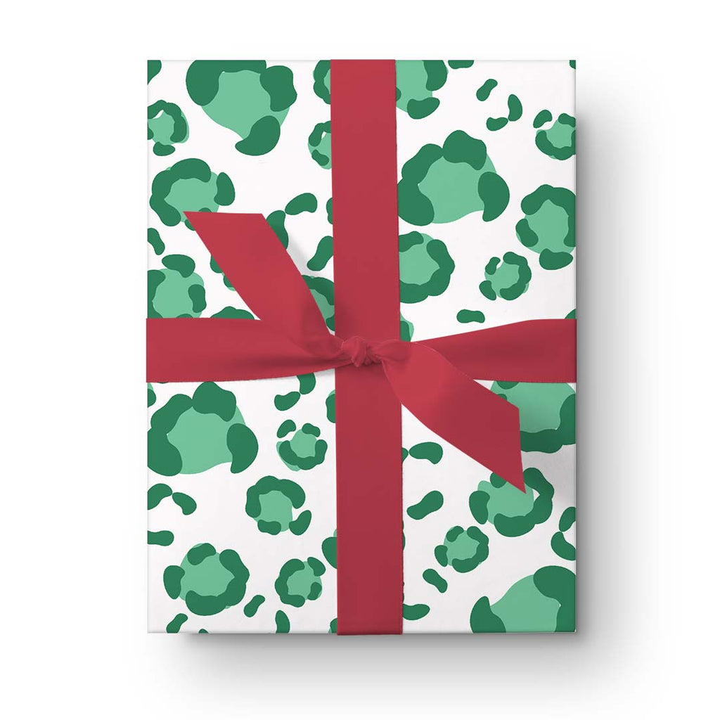 Holiday Gift Wrap | Green Spots-Gift Wrap-CB Studio-The Grove