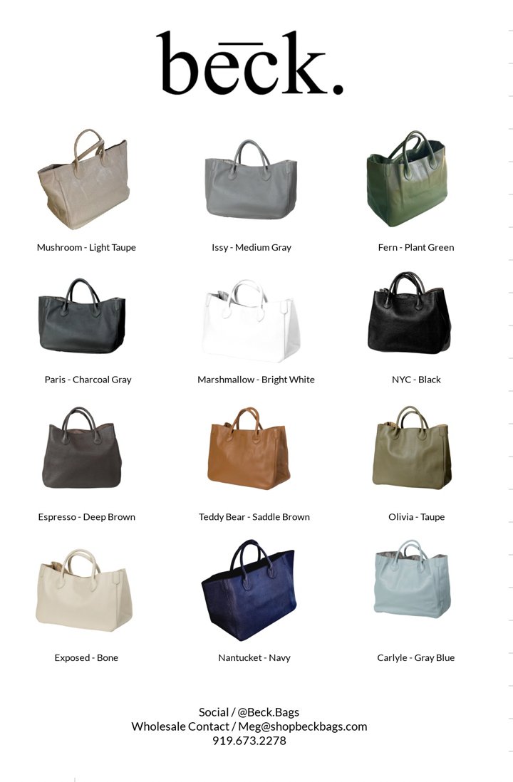 Large Classic Leather Beck Bag-Totes-beck.bags-The Grove