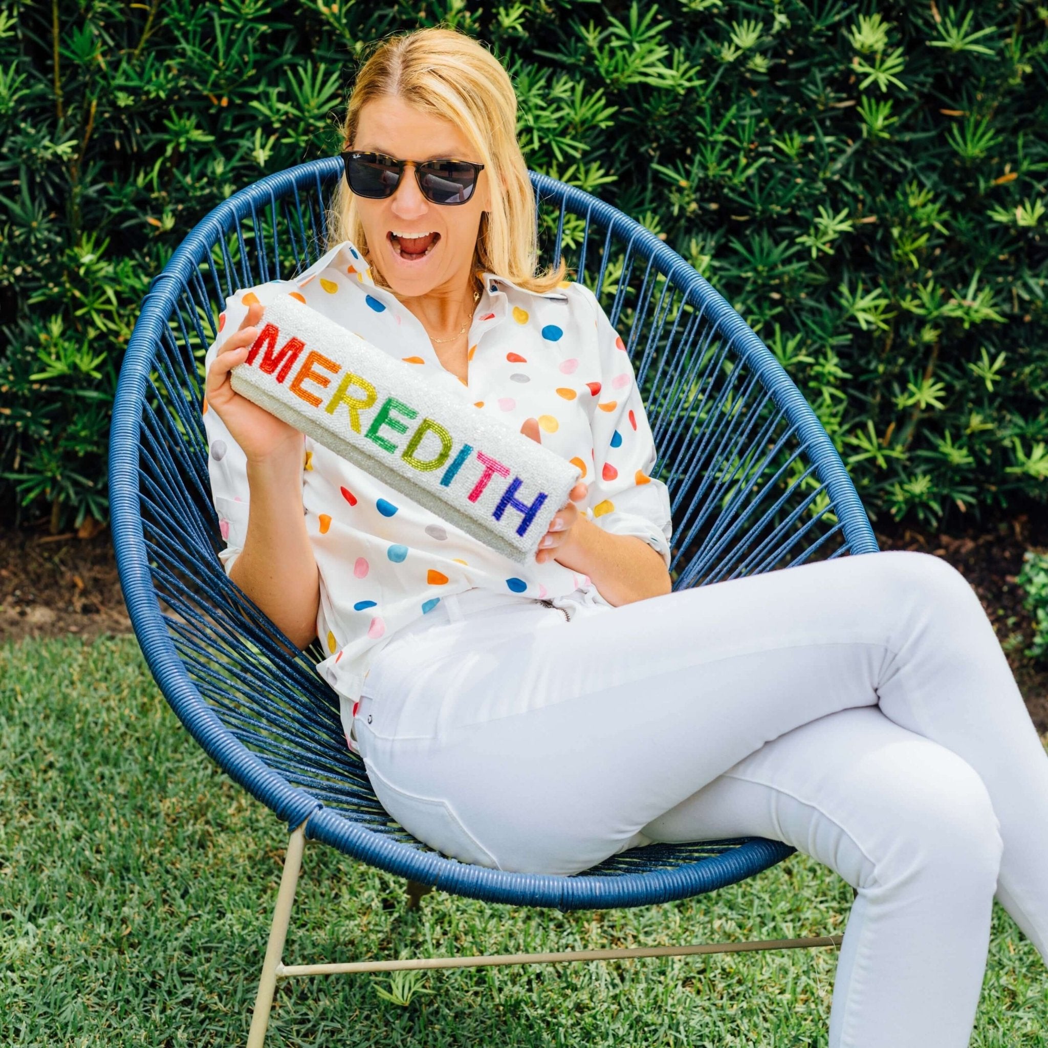 Long Structured Clutch | Custom Personalization-Handbags-Tiana-The Grove