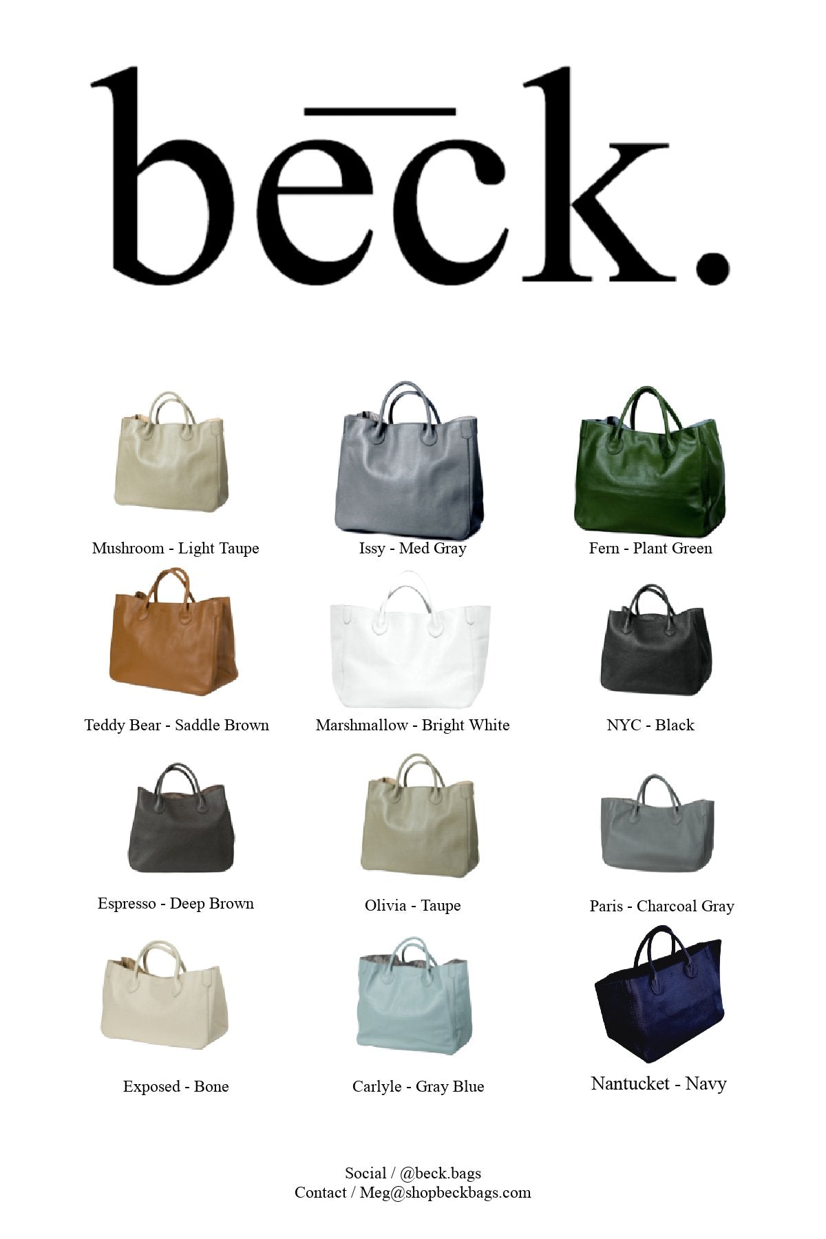 Lou Cross Body Leather Beck Bag-Handbags-beck.bags-The Grove