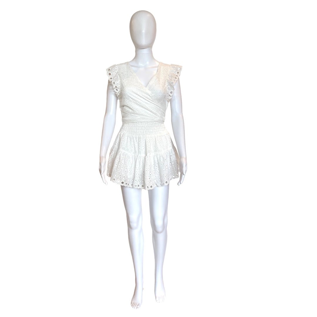 Newport Set Top | White-Shirts & Tops-Walker & Wade-The Grove