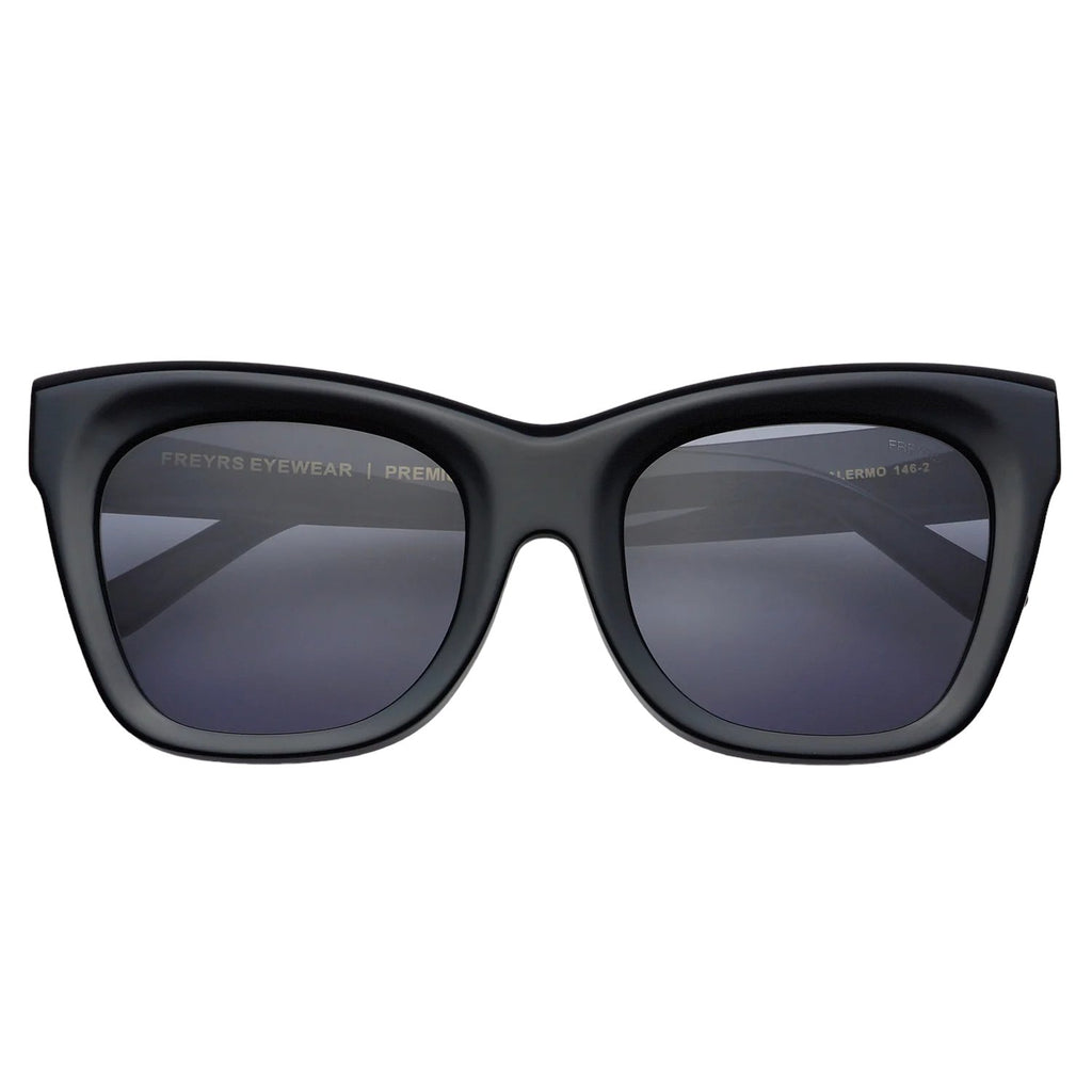 Palermo Sunglasses | Black-Sunglasses-FREYRS Eyewear-The Grove