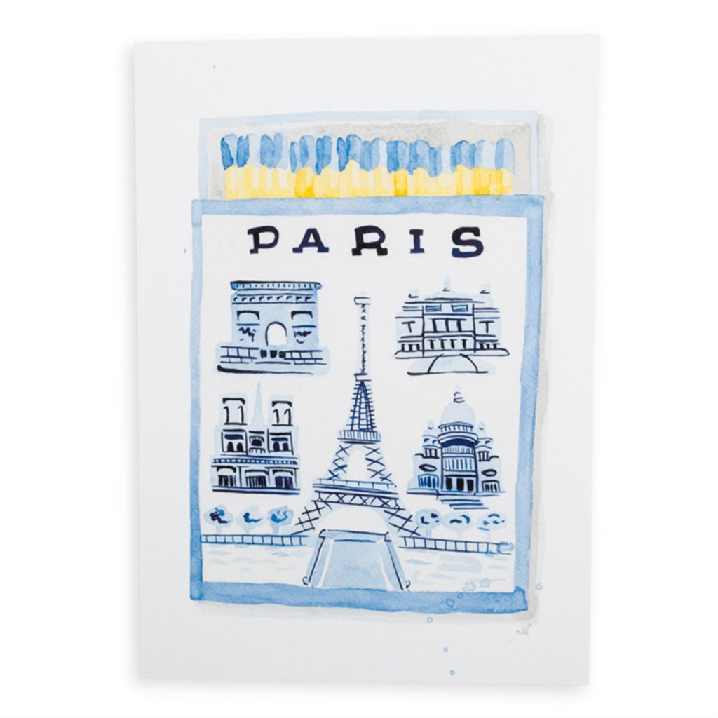 Paris Matchbook-Art Print-Furbish Studio-The Grove