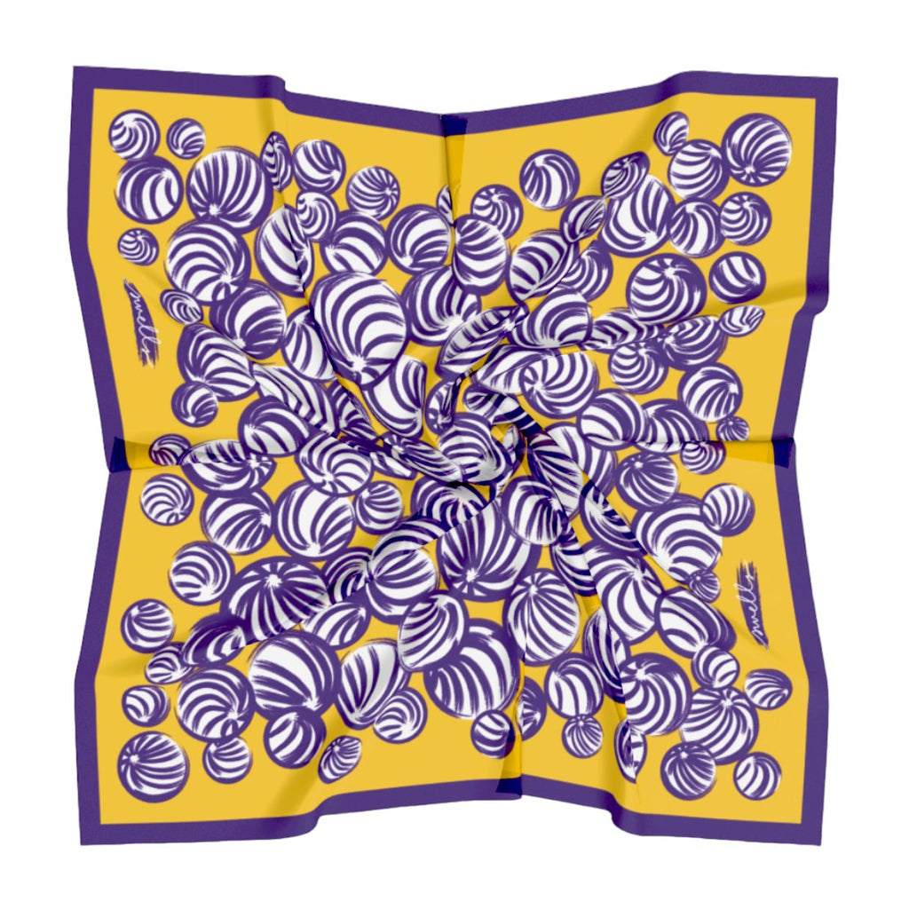 Purple + Gold Gameday Scarf-Scarf-Swells-The Grove
