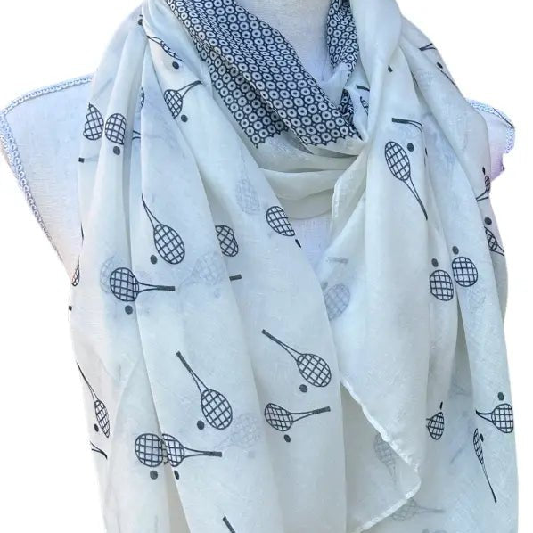 Racquet Time Sun Scarf/Wrap-Scarves-Runway Athletics-The Grove
