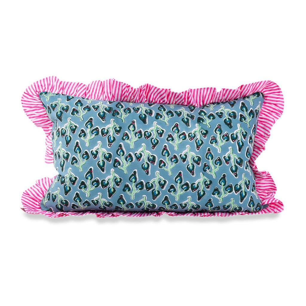 Ruffle Lumbar Pillow | Alice-Throw Pillows-Furbish Studio-The Grove