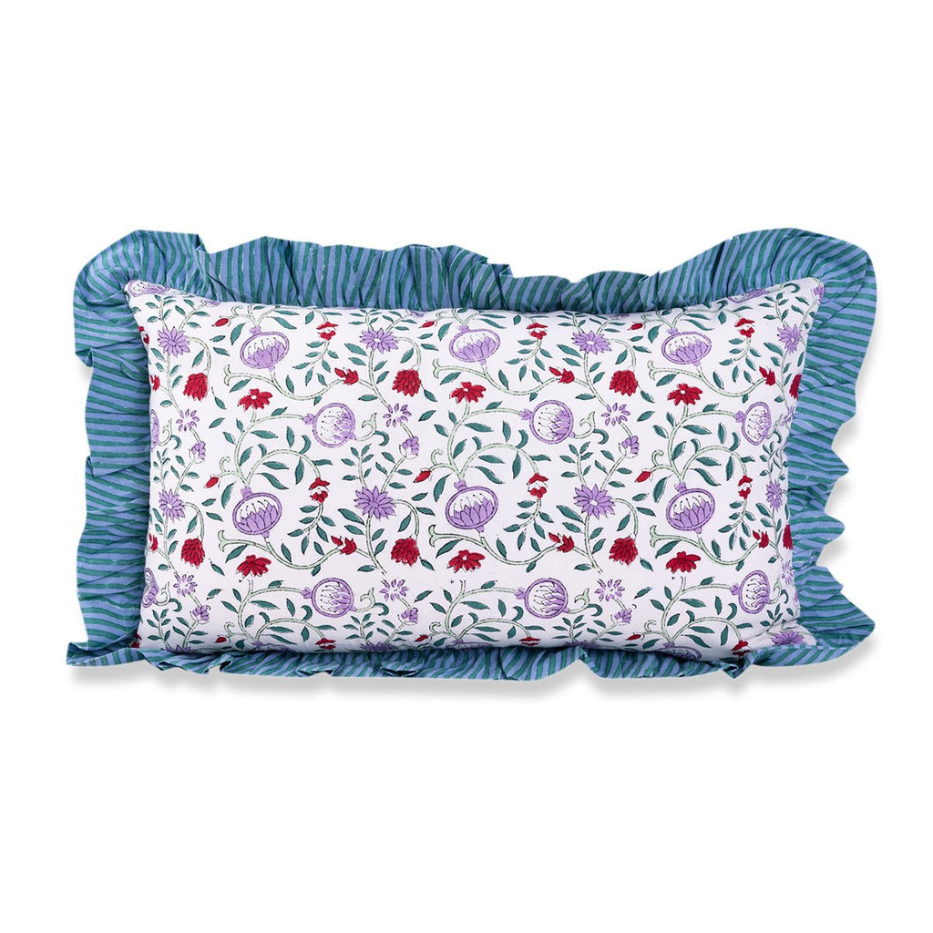 Ruffle Lumbar Pillow | Loews-Throw Pillows-Furbish Studio-The Grove