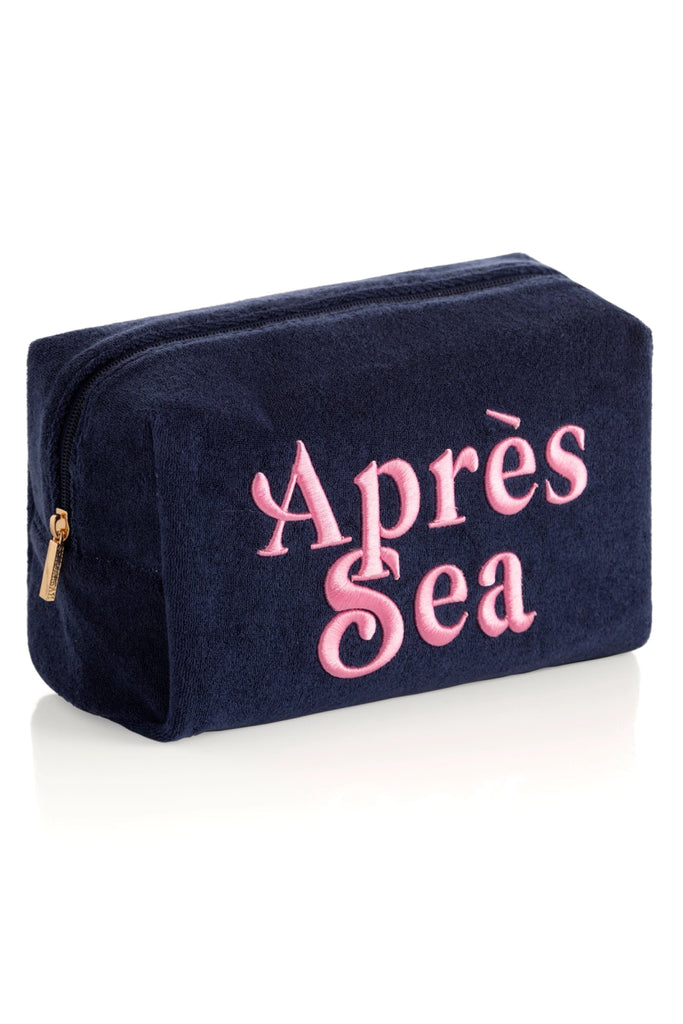 Sol Zip Pouch | Apres Sea-Cosmetic & Toiletry Bags-Shiraleah-The Grove