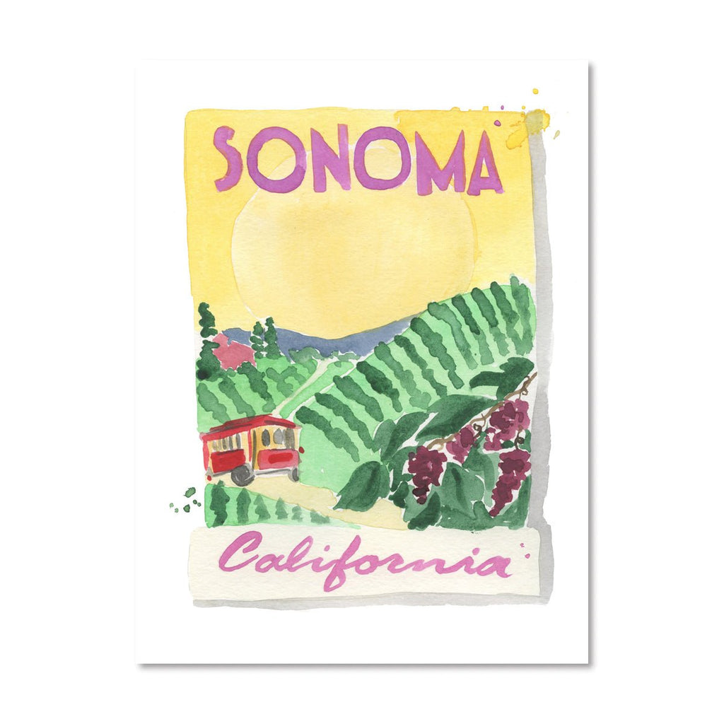 Sonoma Matchbook-Art Print-Furbish Studio-The Grove