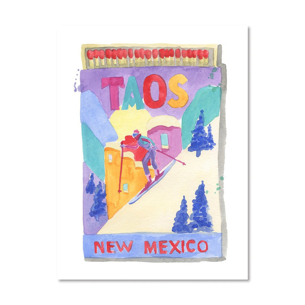 Taos Matchbook-Art Print-Furbish Studio-The Grove