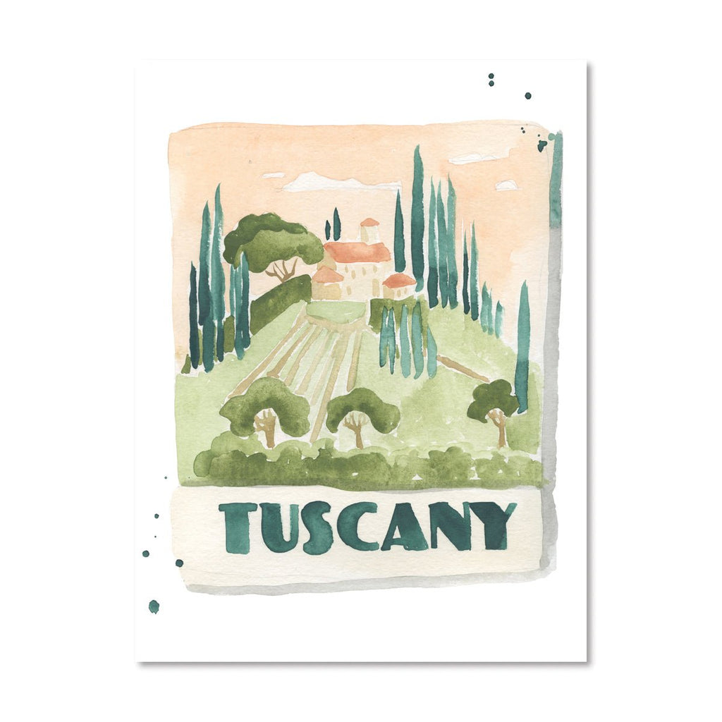 Tuscany Matchbook-Art Print-Furbish Studio-The Grove