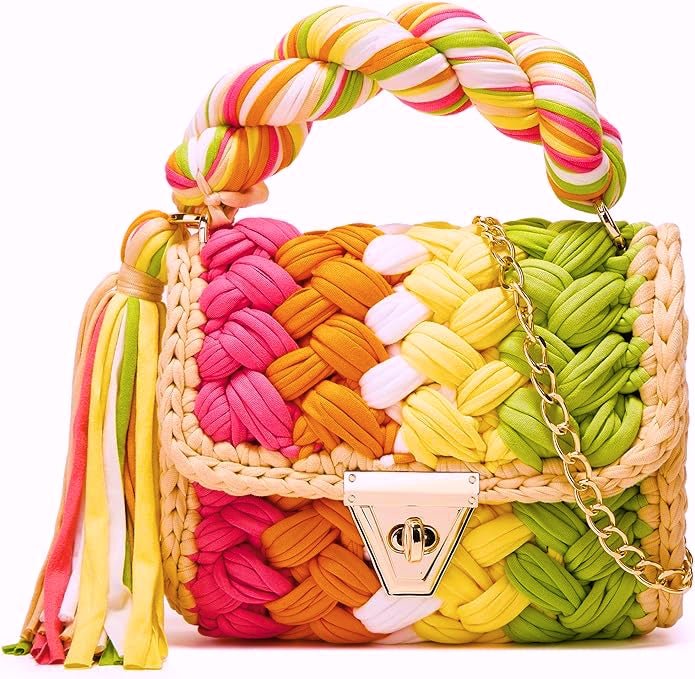 Whitney Woven Bag | Tutti Fruitti-Handbags-Twist-The Grove