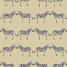 Zebras Sand Wallpaper-Wallpaper-Liza Pruitt-The Grove