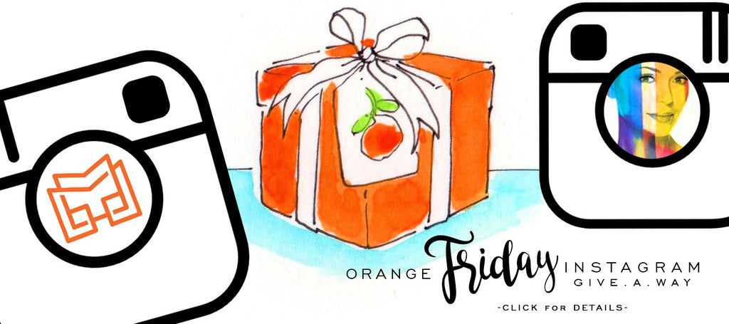 Orange Friday | Give-A-Way with Dr Clark + Lettermade - The Grove