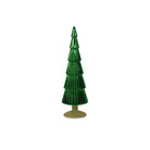 Alpine Glass Tree on Gold Glitter Base | Large - Seasonal & Holiday Decorations - Zodax - The Grove