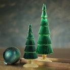 Alpine Glass Tree on Gold Glitter Base | Large - Seasonal & Holiday Decorations - Zodax - The Grove