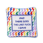 And There Goes Needlepoint Pillow - Throw Pillows - Furbish Studio - The Grove