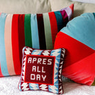 Apres Ski Needlepoint Pillow - Throw Pillows - Furbish Studio - The Grove