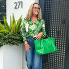 Aspen Blouse | Whirlwind Green - Shirts & Tops - CK Bradley - The Grove