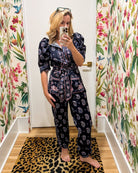 Ayla Blue Jumpsuit - Jumpsuits & Rompers - FARM Rio - The Grove