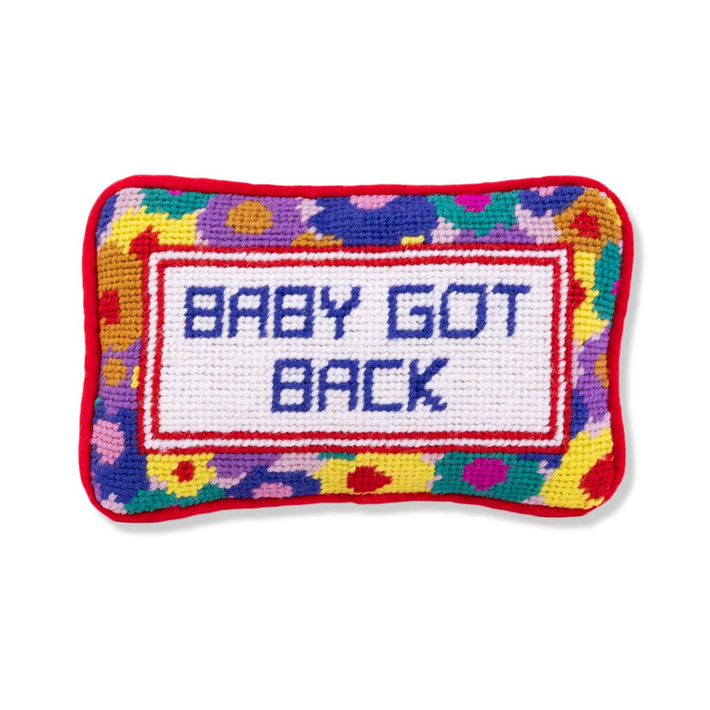 Baby Got Back Mini Needlepoint Pillow-Throw Pillows-Furbish Studio-The Grove