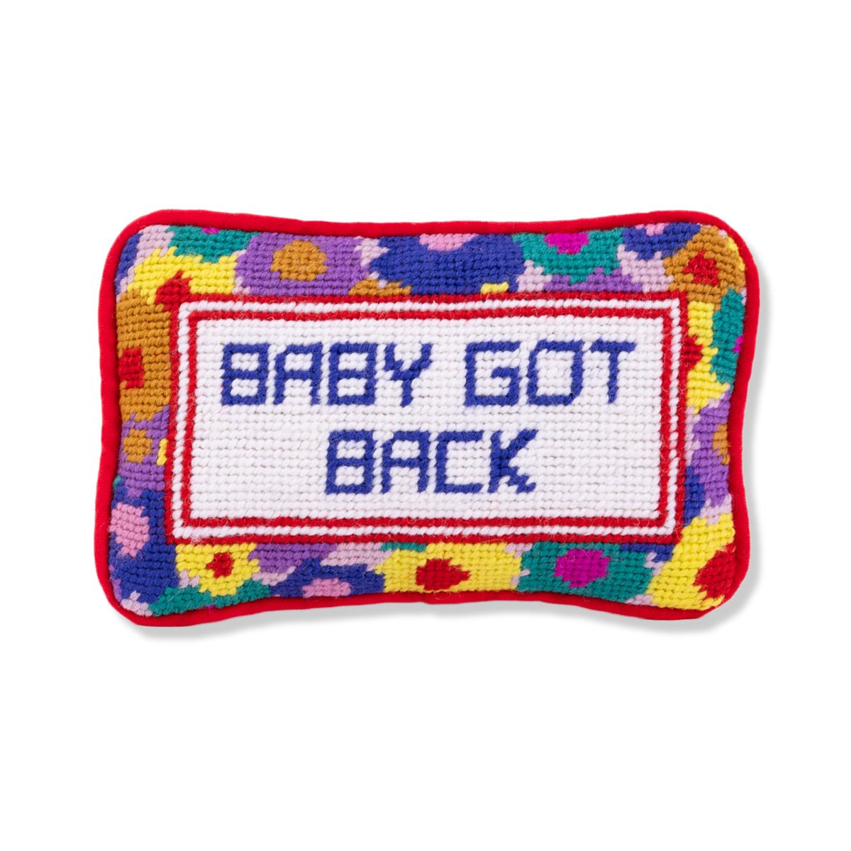 Baby Got Back Mini Needlepoint Pillow - Throw Pillows - Furbish Studio - The Grove